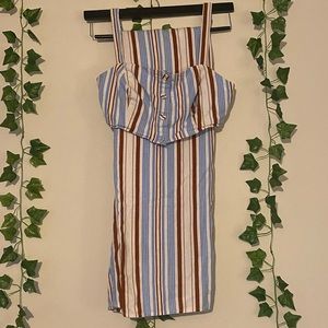 Striped Jumpsuit 2 Piece